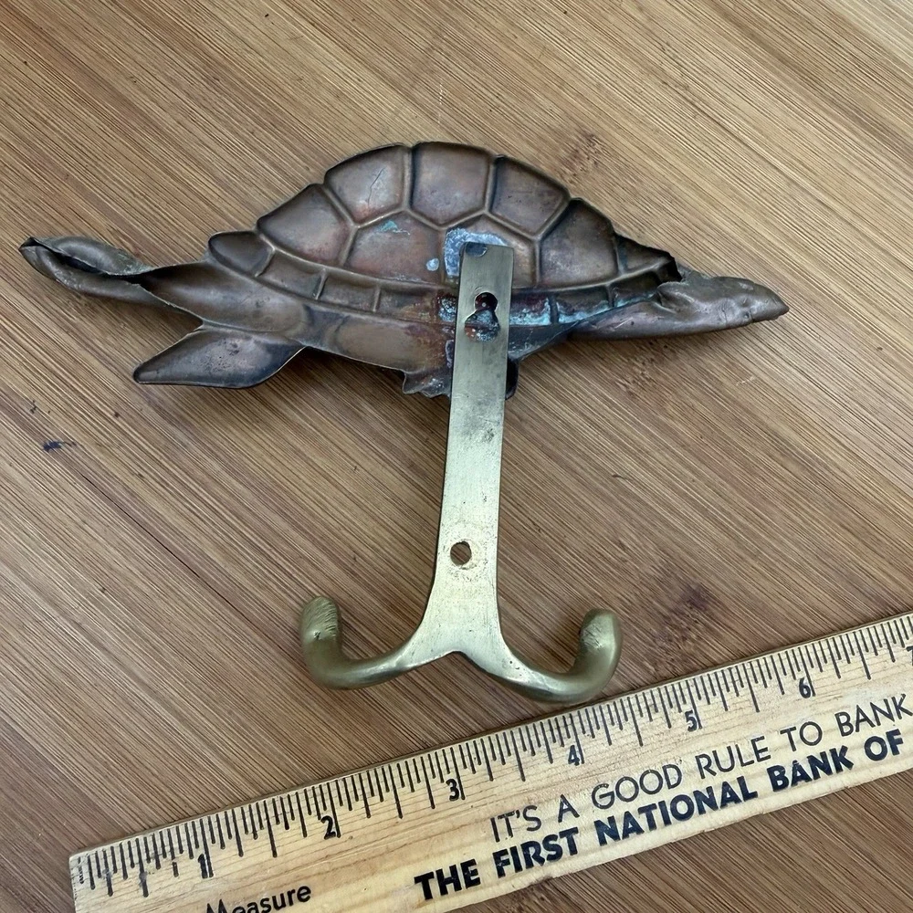 Brass Sea Turtle Hook unbranded MCM